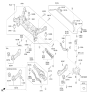 Diagram for Hyundai Sonata Hybrid Control Arm - 55210-E6700