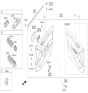 Diagram for Hyundai Sonata Mirror Switch - 93530-C1000