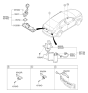 Diagram for Hyundai Door Lock - 81260-C1010