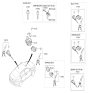 Diagram for 2017 Hyundai Elantra Ignition Switch - 81910-F2130