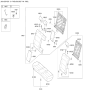 Diagram for 2020 Hyundai Elantra Armrest - 89900-F2110-SVN