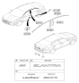 Diagram for 2020 Hyundai Elantra Emblem - 86315-F2AA0