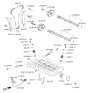 Diagram for Hyundai Accent Camshaft - 24100-2B600