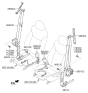 Diagram for 2020 Hyundai Elantra Seat Belt - 88820-F2500-TRY