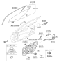 Diagram for Hyundai Door Lock - 81320-F2010