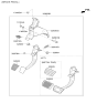 Diagram for 2019 Hyundai Elantra Brake Pedal - 32800-M6210