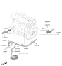 Diagram for Hyundai Elantra Thermostat Housing - 25631-2E010