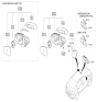 Diagram for 2016 Hyundai Elantra Mirror Cover - 87616-F2010