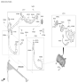 Diagram for 2019 Hyundai Elantra A/C Hose - 97777-M6150