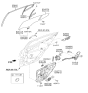 Diagram for Hyundai Elantra Window Run - 83554-F2000