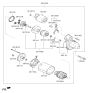 Diagram for 2011 Hyundai Elantra Armature - 36160-2E500