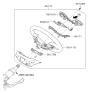 Diagram for 2017 Hyundai Elantra Steering Wheel - 56100-F3110-TRY