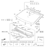 Diagram for 2018 Hyundai Elantra Windshield - 86110-F3010