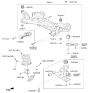 Diagram for 2024 Hyundai Elantra Control Arm Bushing - 54551-3X000