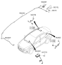 Diagram for 2017 Hyundai Elantra Antenna - 96210-F3130-WW8