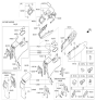 Diagram for 2017 Hyundai Elantra Armrest - 84660-F3000-XUG
