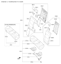 Diagram for 2017 Hyundai Elantra Armrest - 89900-F3030-XFT