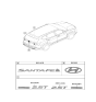 Diagram for 2022 Hyundai Santa Fe Hybrid Emblem - 86310-S1000