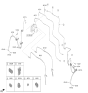 Diagram for Hyundai Santa Fe Hydraulic Hose - 58732-S1AA0