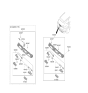 Diagram for 2023 Hyundai Santa Fe Hybrid Tailgate Handle - 81820-S1000-4X