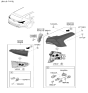 Diagram for Hyundai Santa Fe Hybrid Tail Light - 92403-S2600