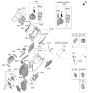 Diagram for Hyundai Santa Fe A/C Switch - 97250-S2JA0-RRB