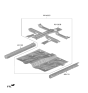 Diagram for Hyundai Floor Pan - 65100-S2860