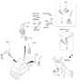 Diagram for Hyundai Car Key - 95430-4Z101