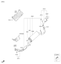 Diagram for Hyundai Santa Fe Sport Exhaust Pipe - 28650-4Z500