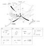 Diagram for Hyundai Santa Fe Sport Battery Cable - 91850-4Z110
