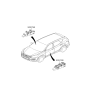Diagram for 2013 Hyundai Santa Fe Sport Power Window Switch - 93575-4Z050-RYN