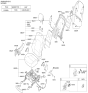 Diagram for Hyundai Santa Fe Sport Seat Cover - 88480-4Z020-VAU