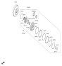 Diagram for 2015 Hyundai Santa Fe Sport Torque Converter - 45100-3BGE0