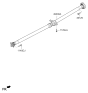 Diagram for 2013 Hyundai Santa Fe Sport Drive Shaft - 49300-4Z200