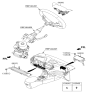 Diagram for 2017 Hyundai Santa Fe Sport Air Bag - 84530-4Z500