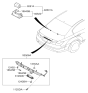 Diagram for 2009 Hyundai Genesis Door Lock - 81260-3M010