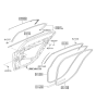 Diagram for Hyundai Genesis Door Seal - 83170-3M000