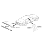 Diagram for 2012 Hyundai Genesis Emblem - 86310-3M100