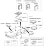 Diagram for Hyundai Genesis Car Speakers - 96330-3M300