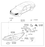 Diagram for 2013 Hyundai Genesis Headlight - 92103-3M340