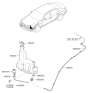 Diagram for Hyundai Genesis Washer Pump - 98510-3M000