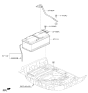 Diagram for 2010 Hyundai Genesis Battery Terminal - 37180-3M100