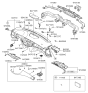 Diagram for Hyundai Genesis Air Bag Control Module - 84530-3M000