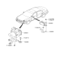 Diagram for 2009 Hyundai Genesis Yaw Sensor - 95690-3M000