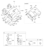 Diagram for 2011 Hyundai Genesis Sun Visor - 85202-3M900-V2