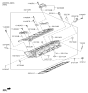 Diagram for Hyundai Genesis Cylinder Head - 22110-3F452