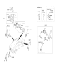Diagram for Hyundai Sonata Door Lock Cylinder - 81905-3Q000