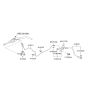 Diagram for 2011 Hyundai Sonata Hydraulic Hose - 41640-3S100