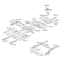 Diagram for Hyundai Sonata Floor Pan - 65513-3Q010