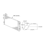 Diagram for Hyundai Azera Oil Cooler Hose - 25420-3S000
